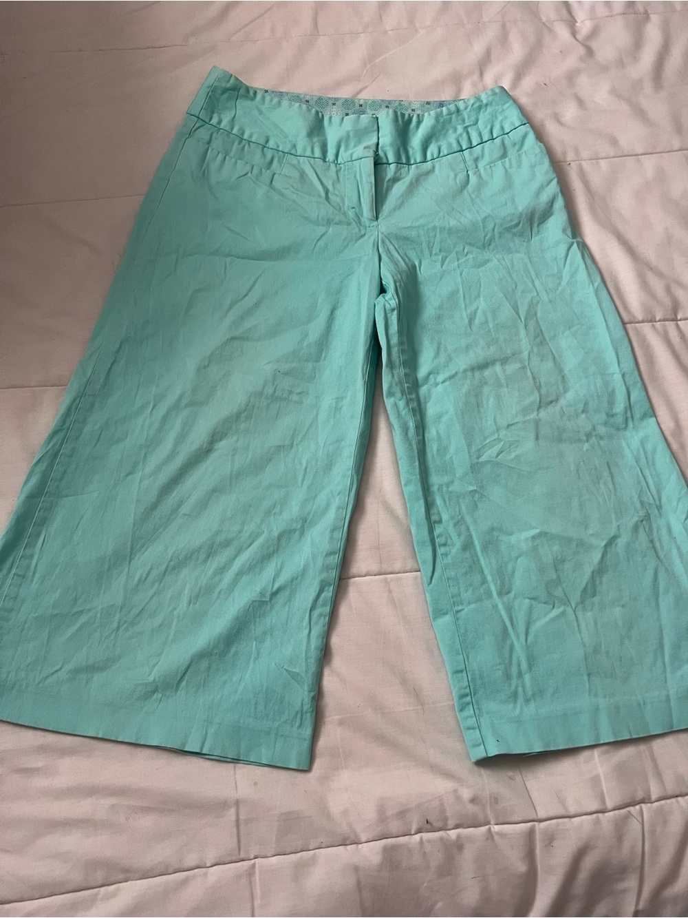 George Women's Boot-Cut Jeans in Aqua Teal
